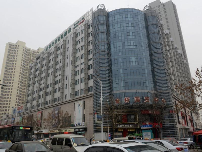 Greentree Inn Tianjin Jinghai Jinqiao International Trade Center Eksteriør billede